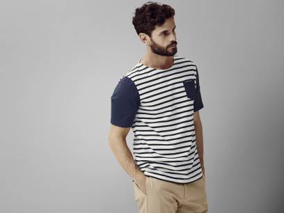 Saint James striped short-sleeve t-shirt