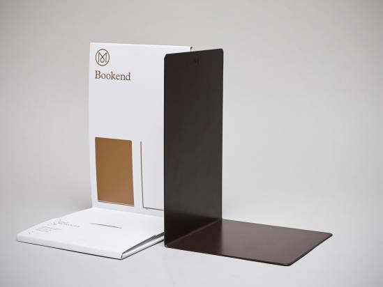 Monocle collection: Coated Steel bookend