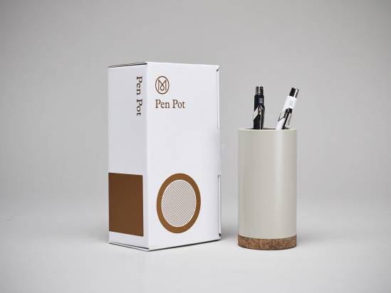 Monocle Collection: Coated Steel pen pot