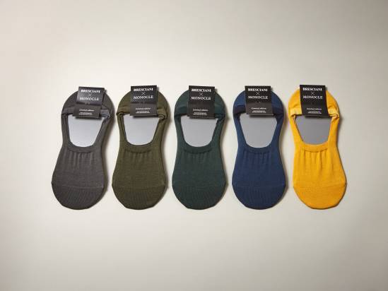Bresciani x Monocle loafer socks
